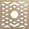 Ekena Millwork Chevron Wood Fretwork Pierced Ceiling Medallion, Hickory, 40"OD x 10 3/8"ID x 3/8"T CMWP40X40X0375CHHI - alternate 1